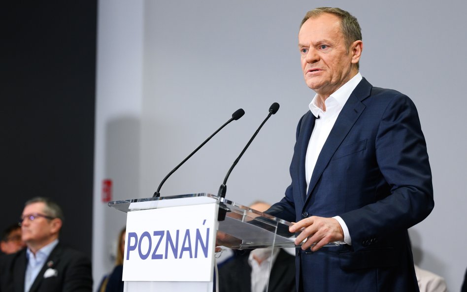 Przewodniczący Platformy Obywatelskiej Donald Tusk