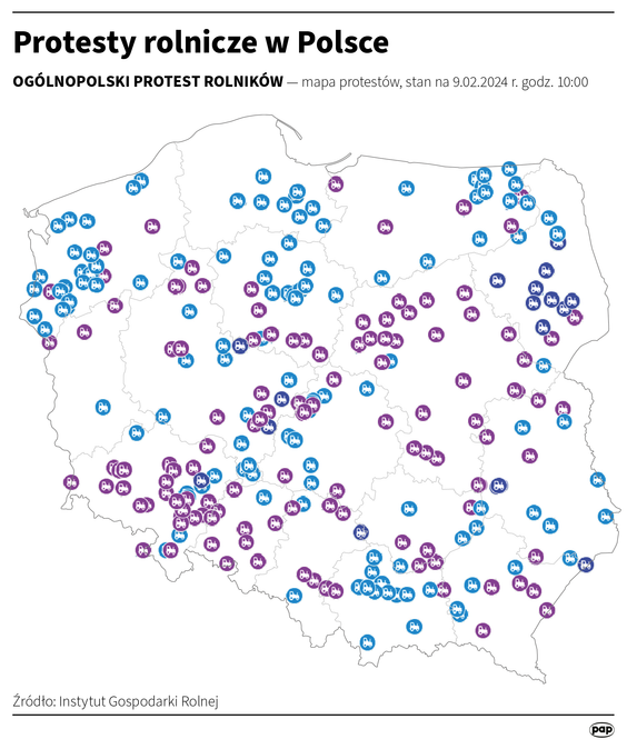 Protesty rolników w Polsce