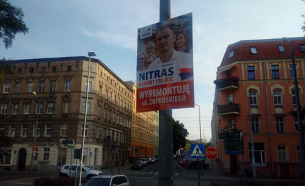 Sławomir Nitras kandyduje w Szczecinie. Plakaty usunięte z ulic