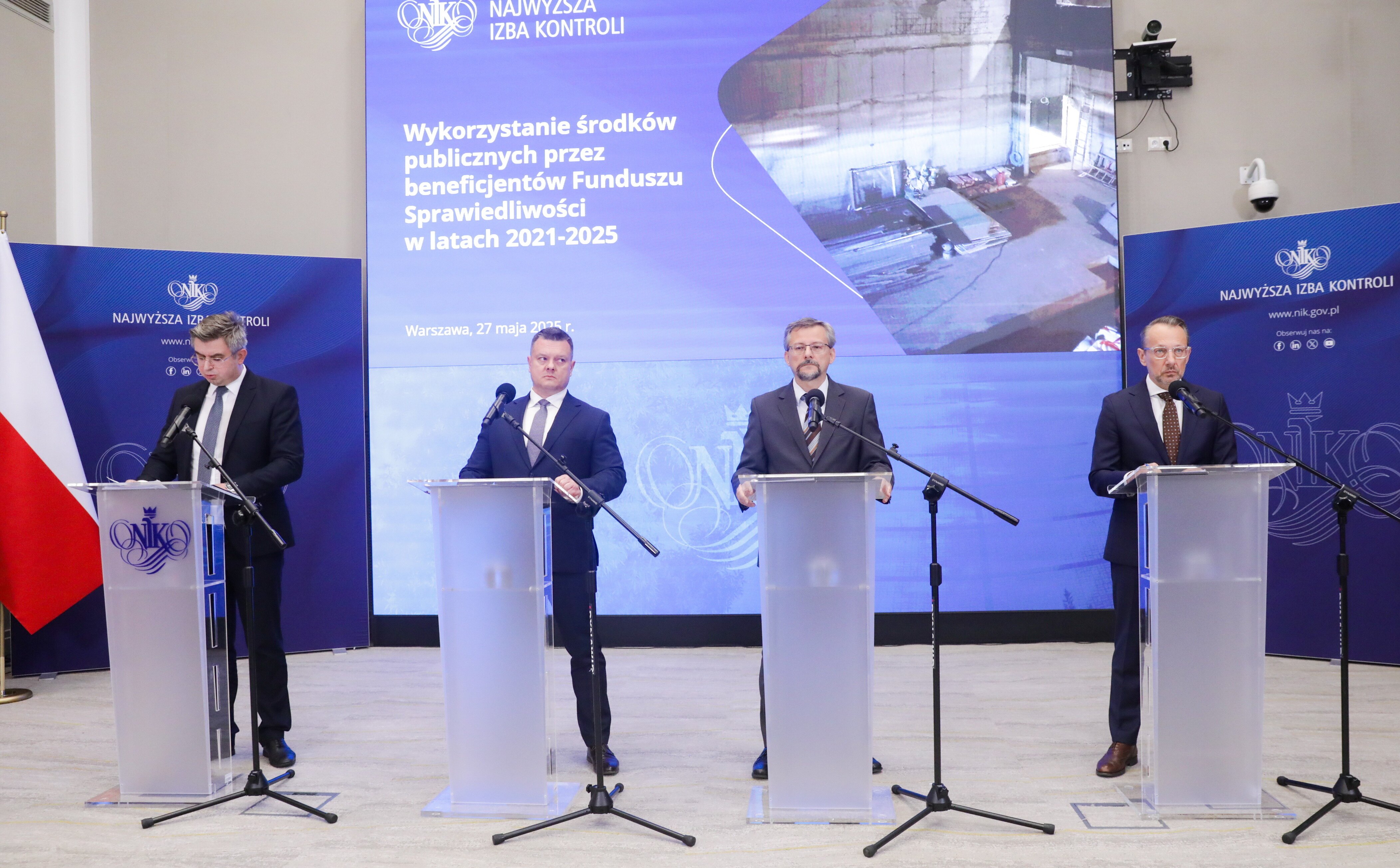 Najwyższa Izba Kontroli: 65 mln zł dotacji z Funduszu Sprawiedliwości do zwrotu