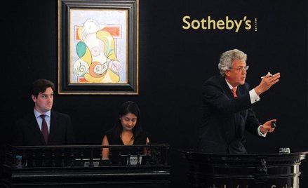 Aukcja obrazu Picassa w domu aukcyjnym Sotheby’s
