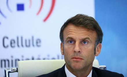 Prezydent Francji Emmanuel Macron