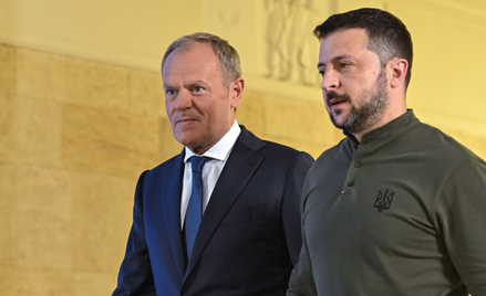 Premier Donald Tusk spotkał się w Warszawie z prezydentem Ukrainy Wołodymyrem Zełenskim