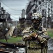 Rosyjski żołnierz w Ługańsku