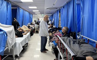 Szpital Al-Shifa w Gazie (10 listopada 2023)