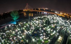 W 2018 roku noc spadających gwiazd na Powiślu przyciągnęła kilka tysięcy mieszkańców stolicy