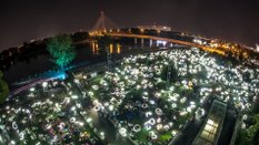 W 2018 roku noc spadających gwiazd na Powiślu przyciągnęła kilka tysięcy mieszkańców stolicy