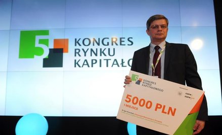 Dr Igor Kravchuk, laureat I miejsca w konkursie na najlepszy referat dotyczący badań związanych z ry