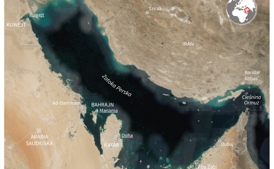 Zatoka Perska i cieśnina Ormuz