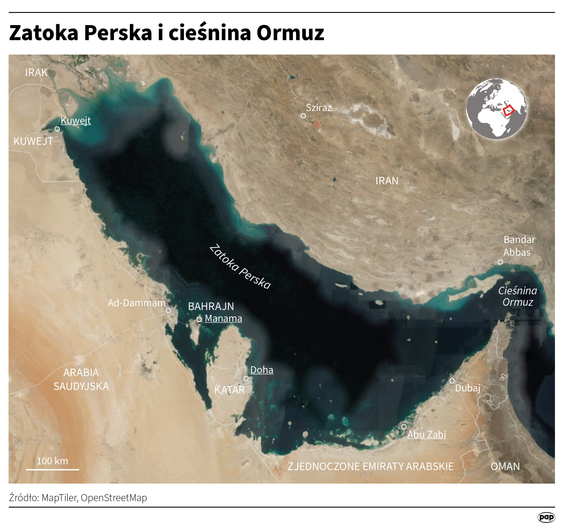 Zatoka Perska i Cieśnina Ormuz