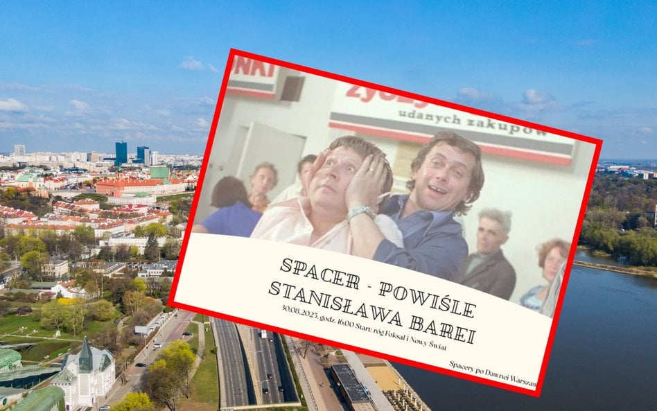 „Powiśle w filmach Stanisława Barei. Spacer z przewodnikiem”  odbędzie się w sobotę 30 sierpnia