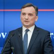 Minister sprawiedliwości, prokurator generalny Zbigniew Ziobro podczas konferencji prasowej w siedzi