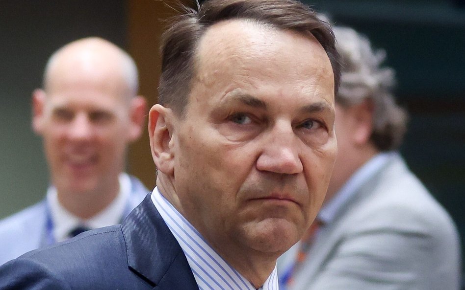 Minister spraw zagranicznych Radosław Sikorski