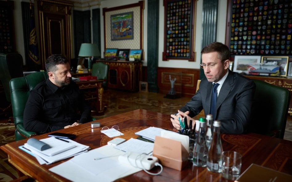 Wołodymyr Zełenski i Serhij Korecji