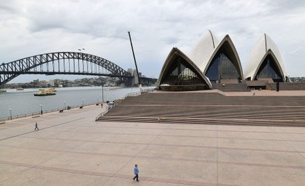 Tempo rozwoju epidemii w Australii znacznie spadło