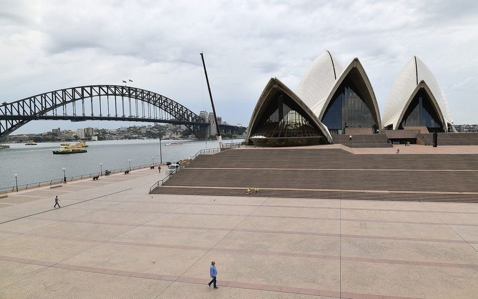 Tempo rozwoju epidemii w Australii znacznie spadło