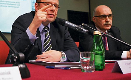 Na zdjęciu od lewej: Paweł Smoleń, prezes zarządu Vattenfall Heat oraz Hubert Górski, dyrektor ds. P