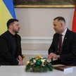 Prezydent Karol Nawrocki oraz prezydent Ukrainy Wołodymyr Zełenski podczas spotkania w Pałacu Prezyd