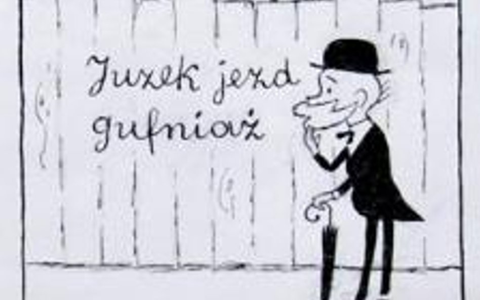 Filutek, pierwszy rysunek dla „Przekroju”, 1948 rok