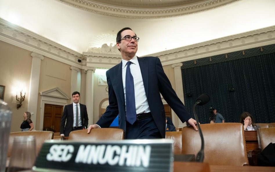 Amerykański sekretarz skarbu Steven Mnuchin