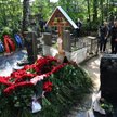 Grób Jewgienija Prigożyna na cmentarzu w Petersburgu. Władze Rosji chciały, by mieszkańcy kraju do s