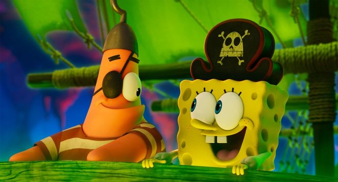 „Sponge Bob. Klątwa pirata” – kadr z kreskówki