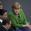 Kanclerz Angela Merkel na wczorajszym nadzwyczajnym posiedzeniu Bundestagu