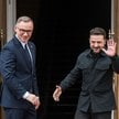 Andrzej Duda i Wołodymyr Zełenski