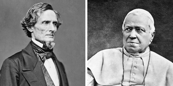 List papieża do Jeffersona Davisa opóźnił relacje USA–Watykan o ponad 100 lat