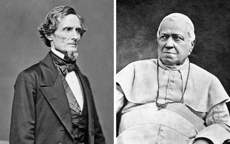 Jefferson Davis (1808–1889) – prezydent Skonfederowanych Stanów Ameryki od 18 lutego 1861 r. do 10 m
