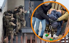 Policjanci zatrzymali podejrzanego o zbrodnię po szturmu kontrterrorystów na dom, w którym zabarykad
