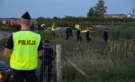 Miejsce znalezienia rosyjskiego drona w miejscowości Korsze, w woj. warmińsko-mazurskim