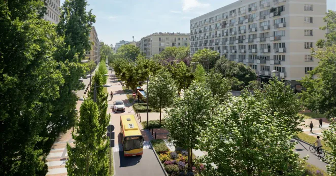 Przebudowa ma na celu nadanie ulicy Kruczej lokalnego charakteru i wyeliminowanie z niej ruchu tranz