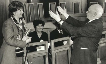 1998 rok: minister sprawiedliwości Hanna Suchocka, prezes NBP Hanna Gronkiewicz-Waltz i prezes SN pr