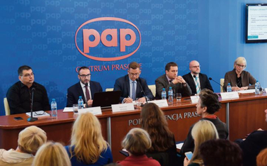 Uczestnicy debaty: Artur Fałek, Krzysztof Chlebus, Igor Radziewicz-Winnicki, Krzysztof Łanda