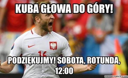 Kibice pod warszawską Rotundą chcą dziś wspierać Kubę Błaszczykowskiego