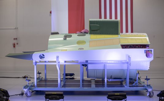 Struktury kadłuba F-16 produkcji PZL Mielec.