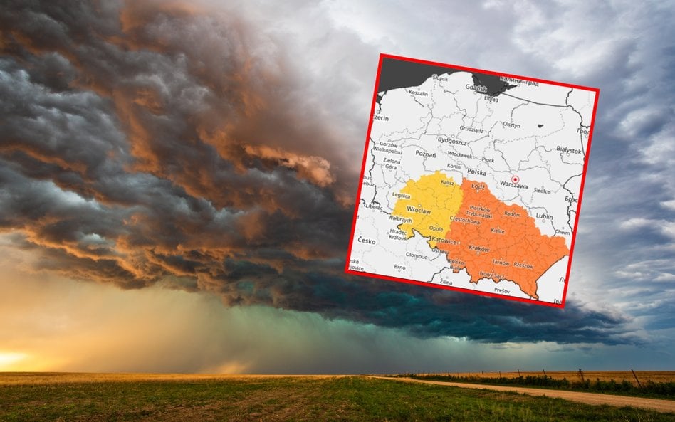 Połowa Polski w strefie burz. Nadchodzi kolejna fala upałów