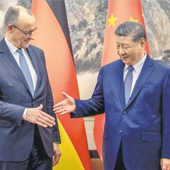 To gospodarka była głównym tematem lutowej rozmowy kanclerza Niemiec Friedricha Merza i prezydenta C