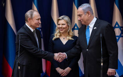 Premier Izraela Benjamin Netanjahu przywitał prezydenta Rosji Władimira Putina