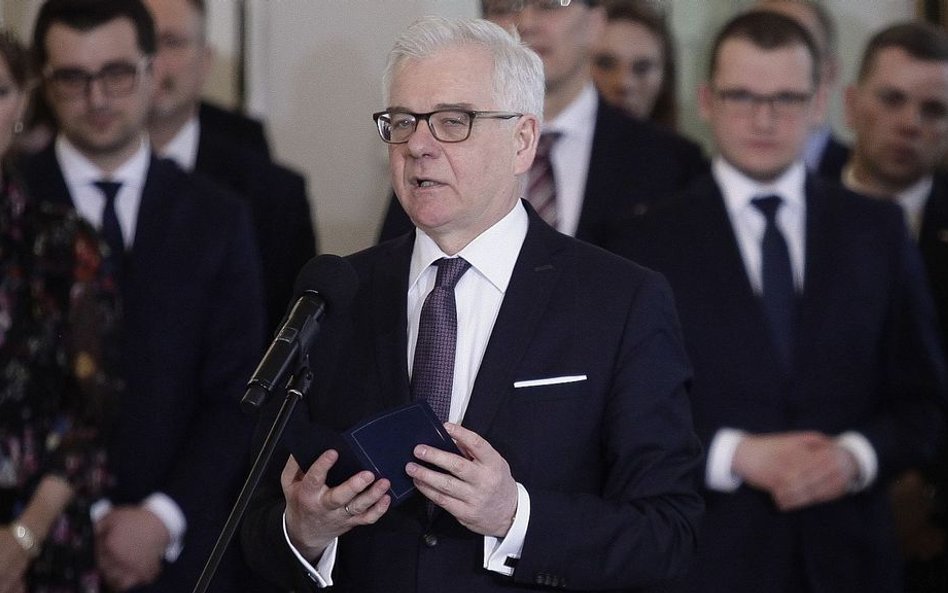 Minister spraw zagranicznych Jacek Czaputowicz