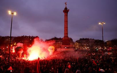 Masowe protesty we Francji. Chcą zmusić rząd do wycofania reformy emerytalnej