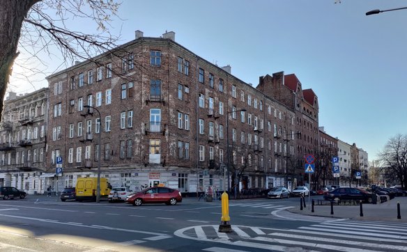 Fragment ulicy Wileńskiej z zabudową narożną