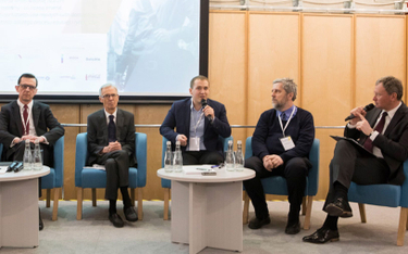 W dyskusji wzięli udział (od lewej): Marek Metrycki, partner zarządzający w Deloitte Polska; Marcin 