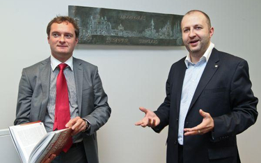 Rafał Abratański, wiceprezes i Grzegorz Leszczyński, prezes DM IDMSA