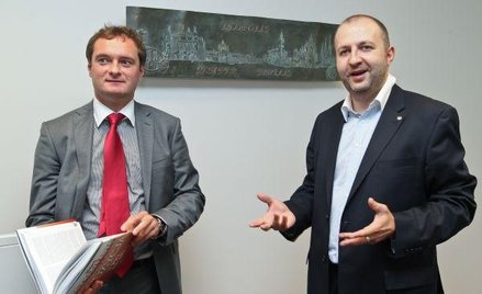 Rafał Abratański, wiceprezes i Grzegorz Leszczyński, prezes DM IDMSA