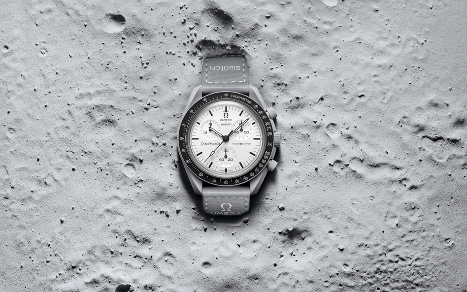 Omega x Swatch Speedmaster MoonSwatch 1965 – charakterystyczna biała tarcza i nietypowe oznaczenia n