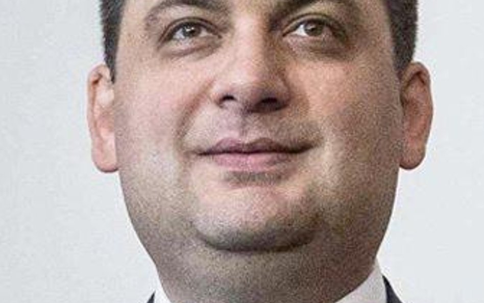 Przewodniczący Rady Najwyższej Wołodymyr Hrojsman zarabia równowartość 850 zł