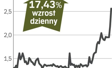 Mocny skok notowań przed emisją