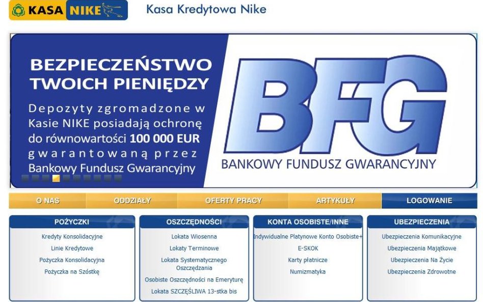 SKOK Nike do przejęcia